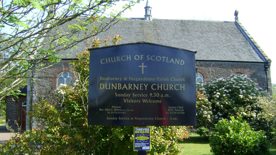 Dunbarney Church & Estate burial grounds - Perthshire PDF