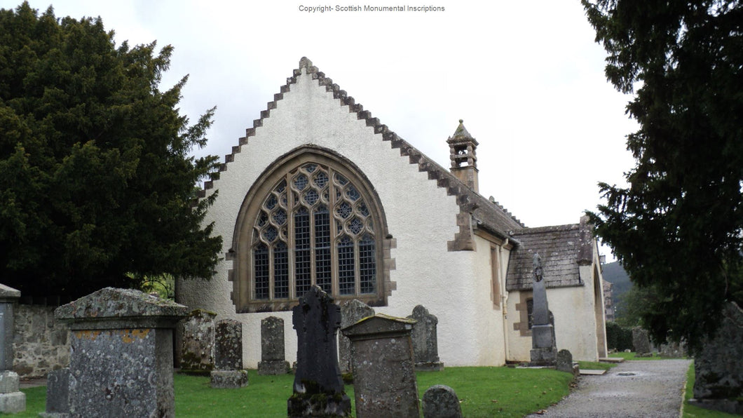 Fortingall Church Monumental Inscriptions- Perthshire PDF